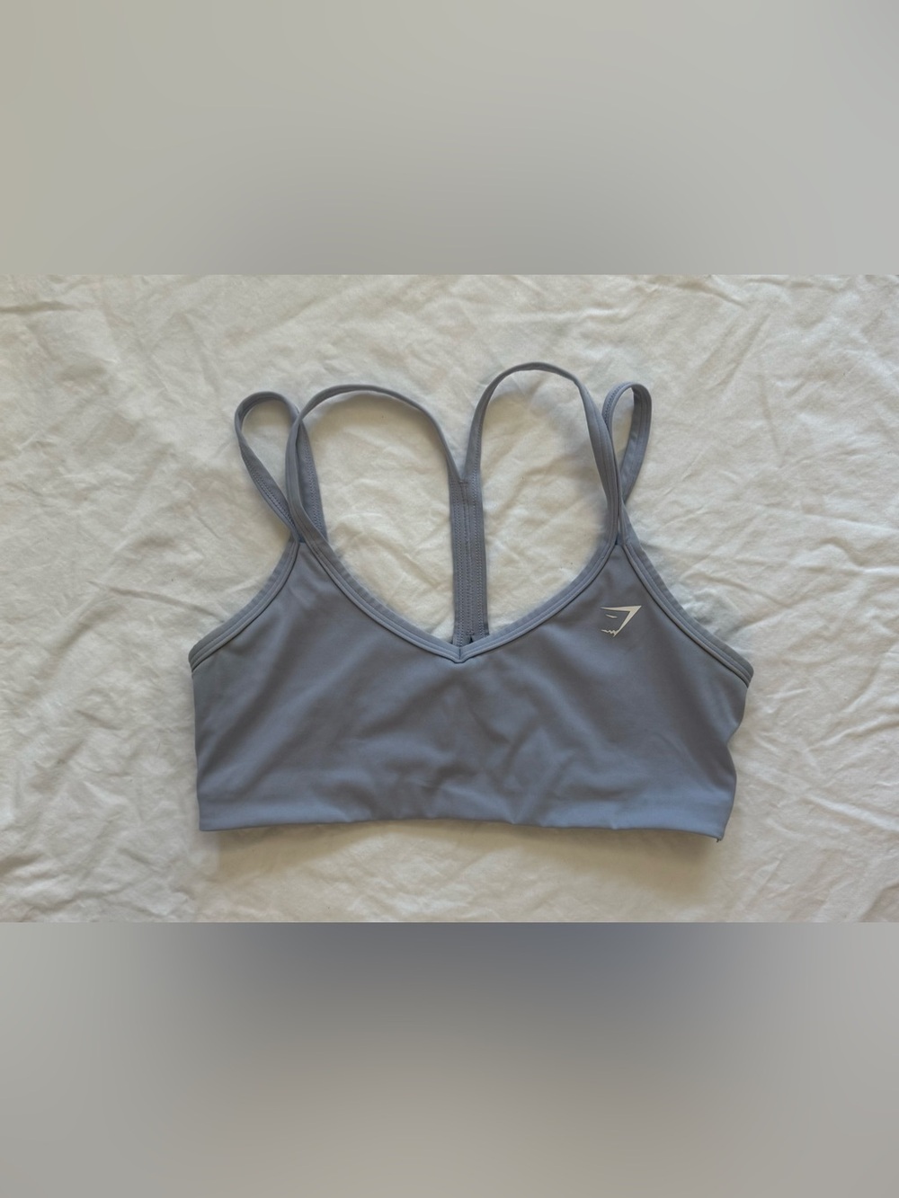 Gymshark Silver Lilac Strap Feature Sports Bra